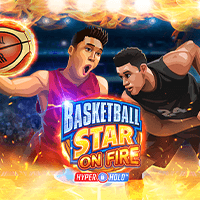 basketball star on fire