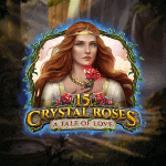 15 crystal roses